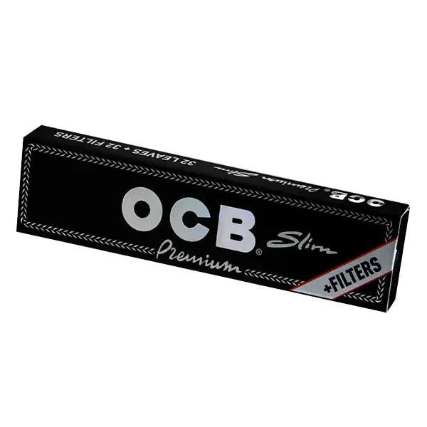Heftchen OCB Premium Black King Size Slim Blättchen + Tips (32 Blatt + 32 Tips)