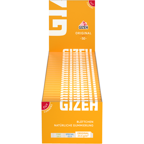 Gizeh Original Yellow Papers 50x50 - Affordable &amp; Top Quality