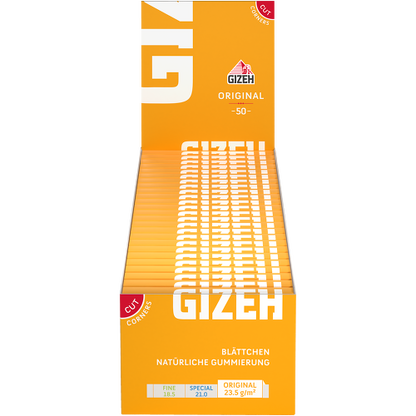 Gizeh Original Yellow Papers 50x50 - Affordable &amp; Top Quality