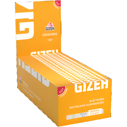 Gizeh Original Yellow Papers 50x50 - Affordable &amp; Top Quality
