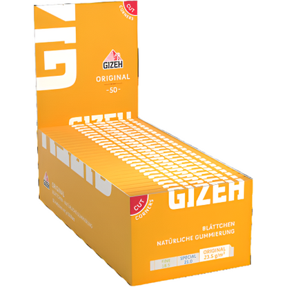Gizeh Original Yellow Papers 50x50 - Affordable &amp; Top Quality