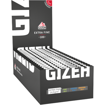 Gizeh Black Extra Fine – 100 Papers (Box of 20)