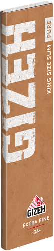 Gizeh Pure King Size Slim – 33 Papers Organic Hemp (Box of 25)