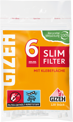 Gizeh Slim Filter 6mm with Adhesive – 20x120 – Affordable