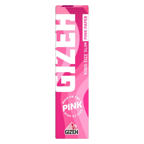 Heftchen Gizeh All Pink King Size Slim Blättchen (34 Blatt) - Pink
