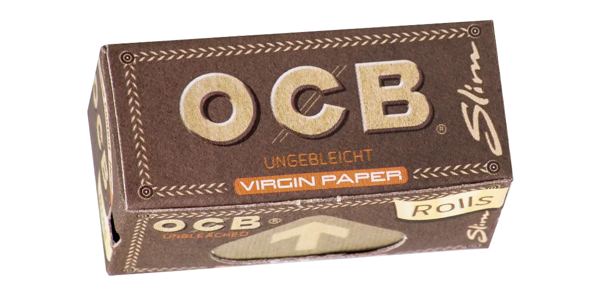 OCB Virgin Slim Rolls Ungebleicht 4m Verpackung